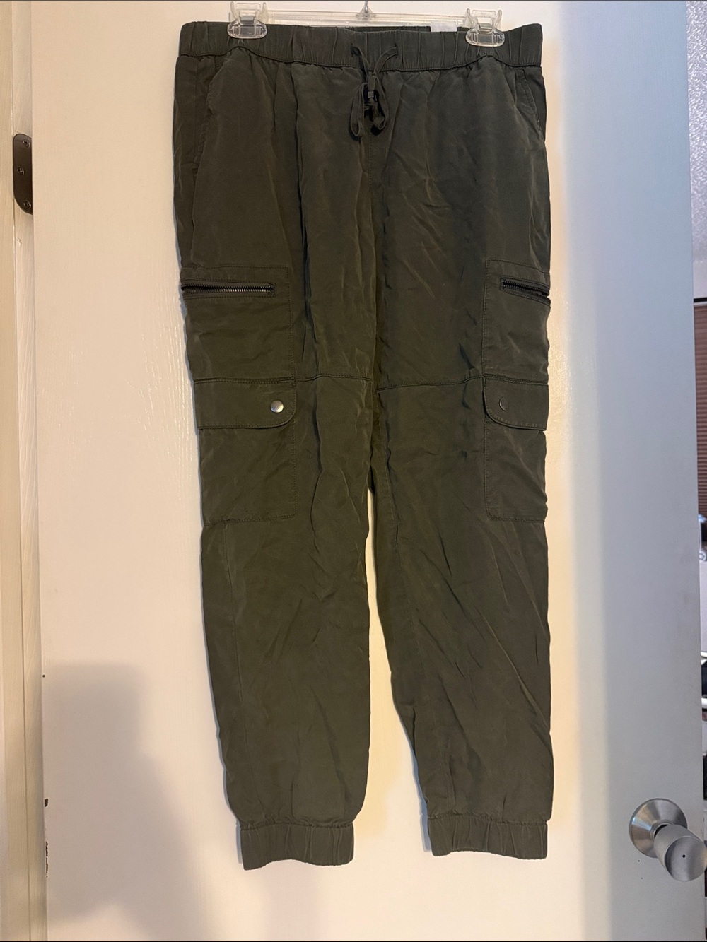 Banana Republic Olive Green Cargo Joggers